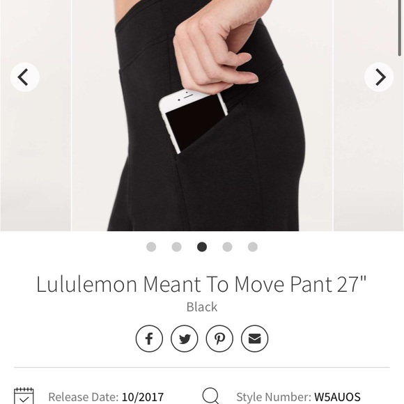 Lululemon Meant To Move Pant 27" - Picture 8 of 11